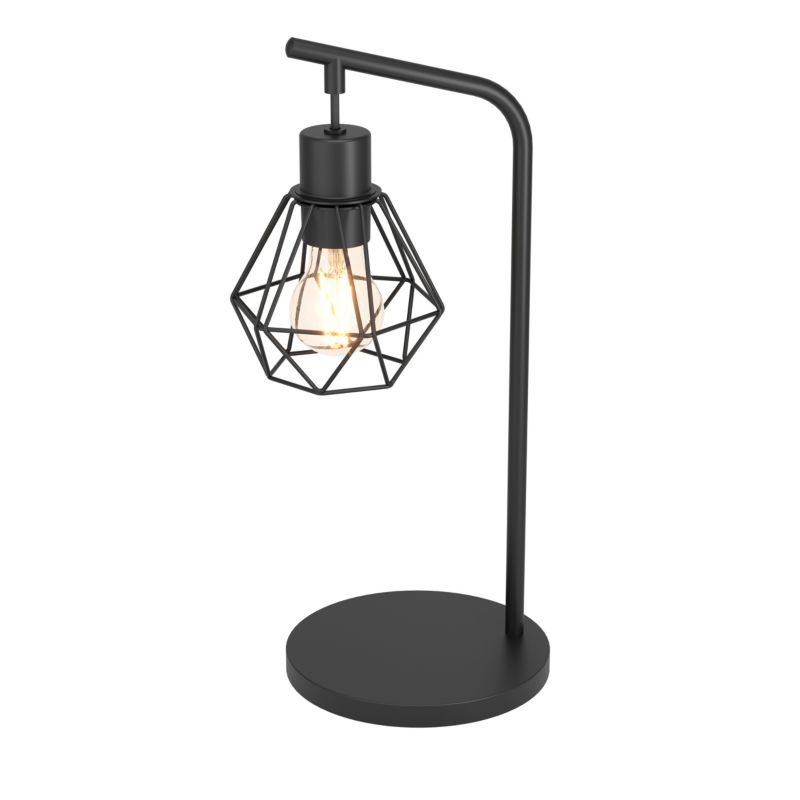 Lampa stołowa GoodHome Smertrio 1-punktowa E27 czarna