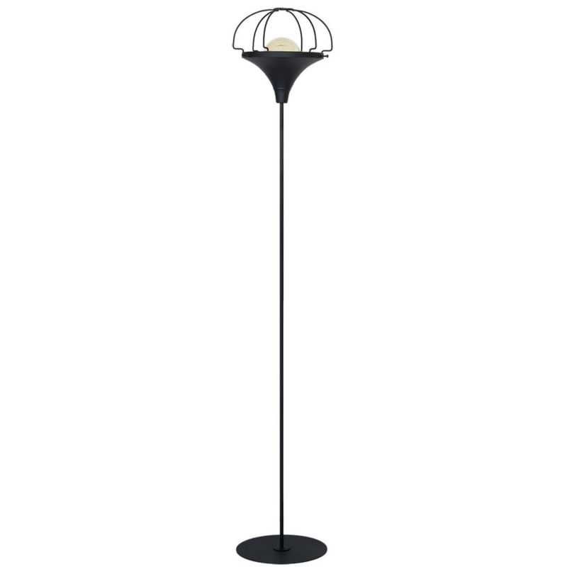 Lampa podłogowa stojąca Aldex Danton Ii czarna 1 x E27 x 60W wym: 175 x 31,5 x 31,5 cm - 1 szt.
