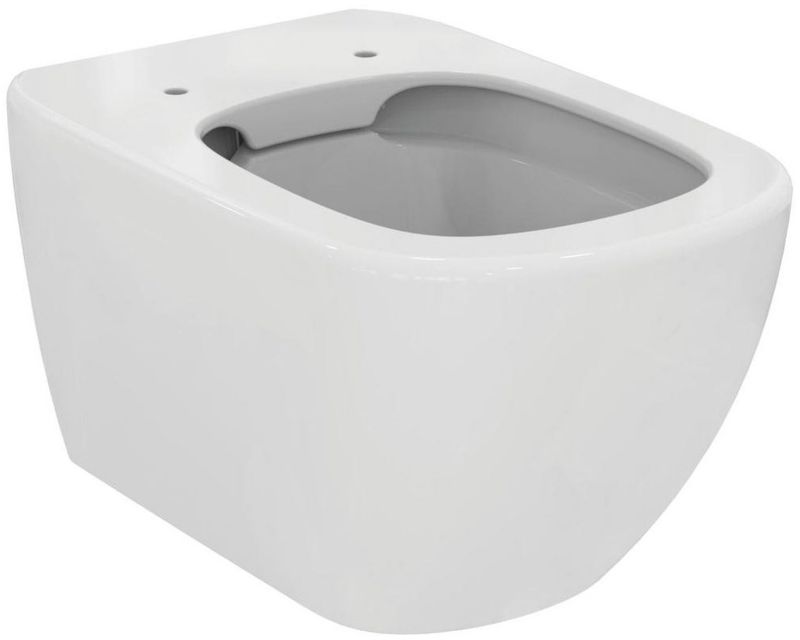 Miska WC wisząca Ideal Standard Tesi Rimless bez rantu, zestaw montażowy, biały, 1 szt.