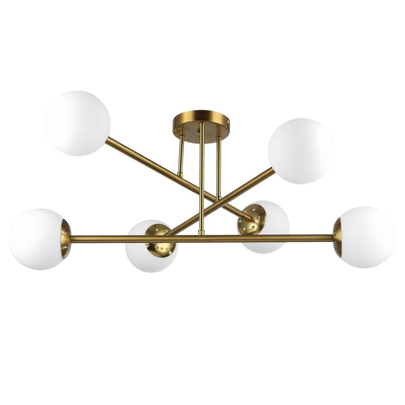 Żyrandol LED MasterLED Bali E27 lampa wisząca 74 cm IP20 złoty 1 szt.