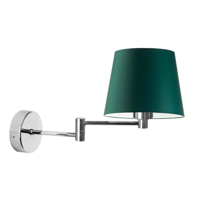 Kinkiet Volta Light Factory Blues Butelkowa zieleń Abażur 1xE27 1szt.