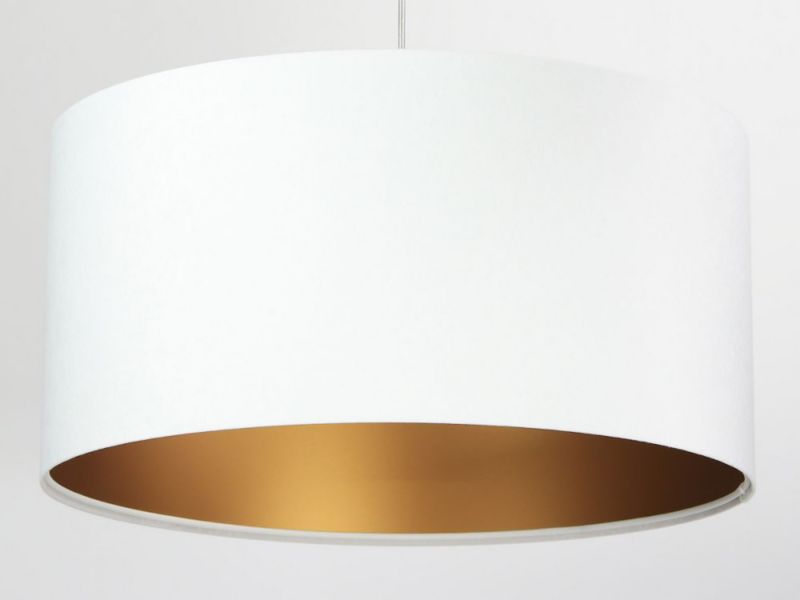 Lampa Bps Koncept wisząca HOME 60 biała/złota 1 szt