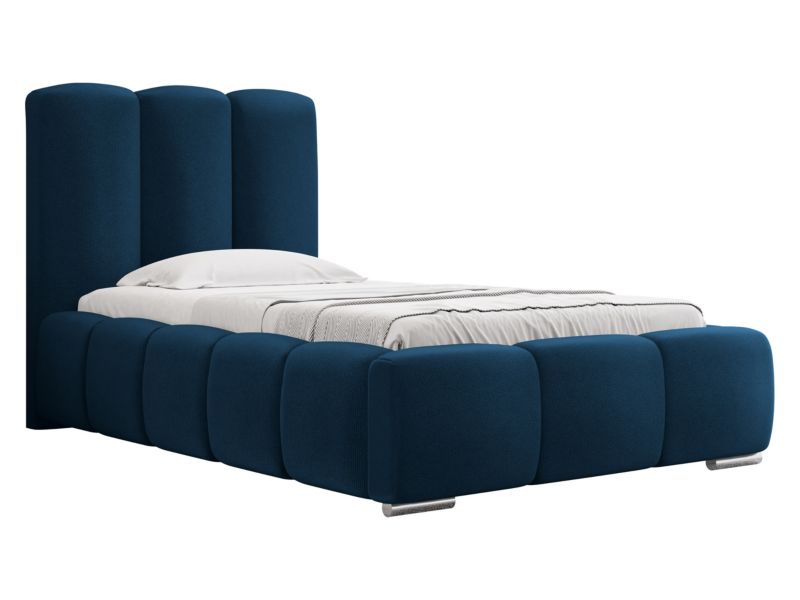 Łóżko tapicerowane MIRJAN 24 Wizko 90x200 ciemny szafir 1 szt.