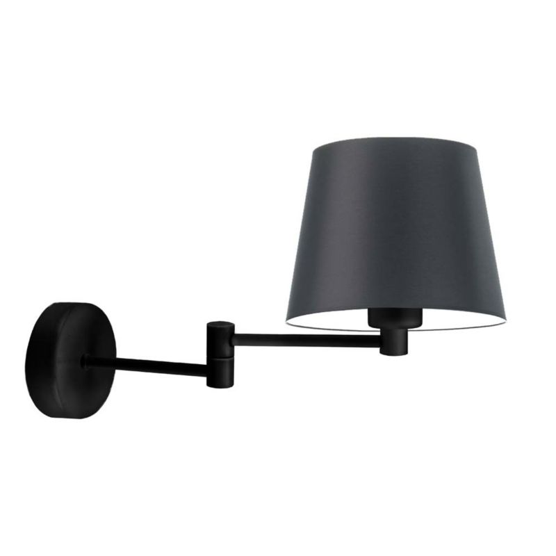 Kinkiet Volta Light Factory Blues Czarny Abażur 1xE27 1szt.