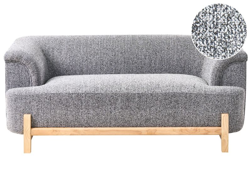 Sofa dla 2 osób Alnor Ciemnoszary 1 szt.