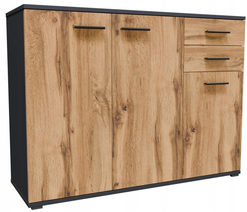 Komoda Matkam szafka CR3-KD3 praktyczny regał grafit-wotan 1 szt.