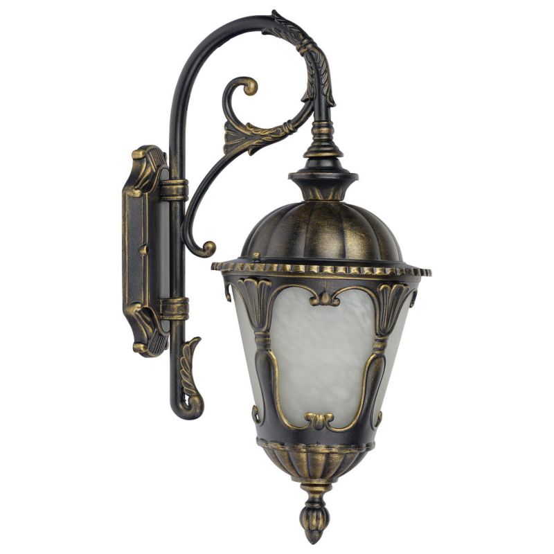 Kinkiet ścienny zewnętrzny Nowodvorski Lighting Tybr brąz patyna 1 x E27 x 60W IP44 wym: 40 x 21 x 28 cm - 1 szt.