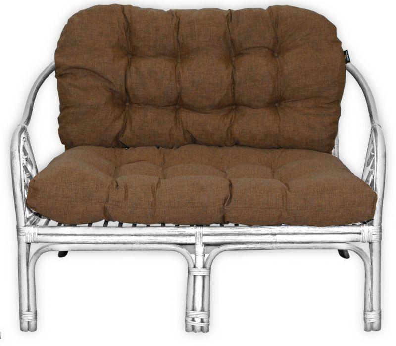 Poduszka na sofę rattanową AMPO brązowy 1 szt.