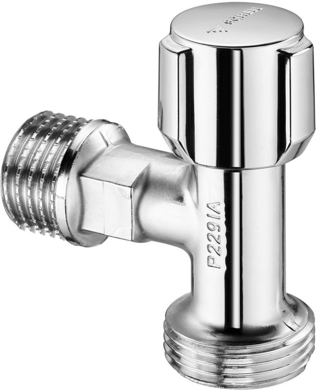 Zawór kątowy pralkowy Schell z pokrętłem 1/2" x 3/4"