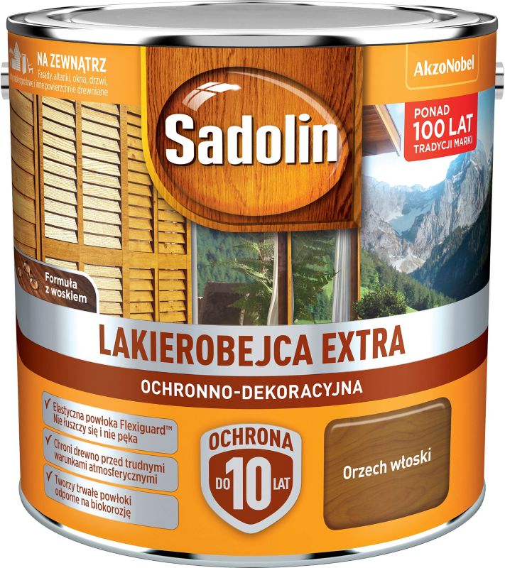 Lakierobejca Sadolin Extra orzech włoski 2,5 l