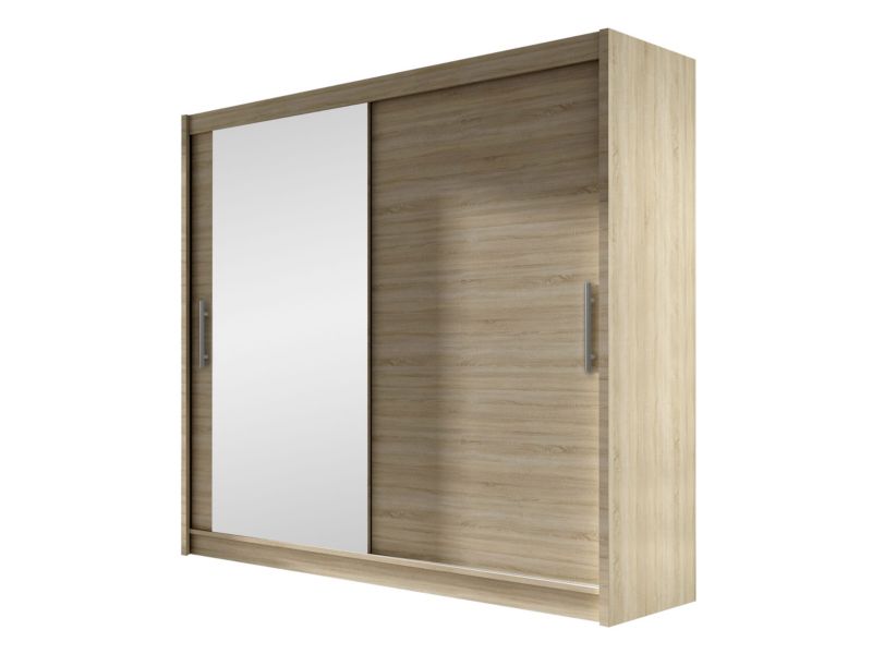 Szafa MIRJAN 24 z drzwiami przesuwnymi London VI dąb sonoma/lustro 1 szt.