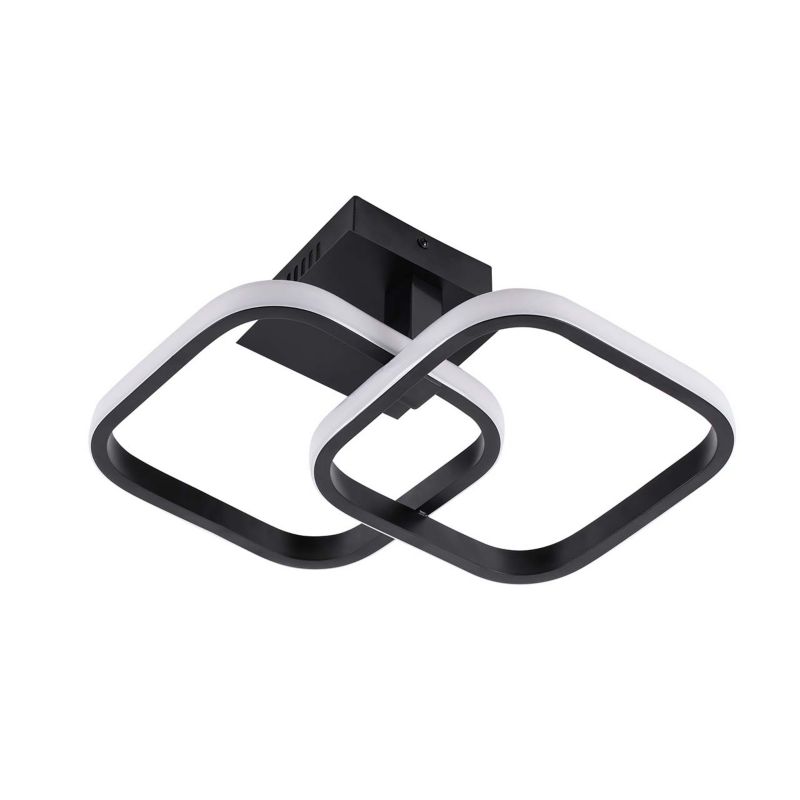 Lampa Sanico Goldlux sufitowa ROBERT LED 25W czarna 4000K IP20 - 1 szt.