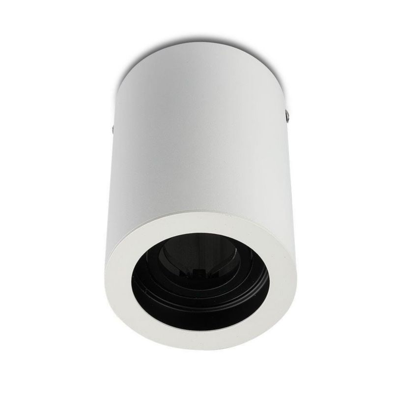 Reflektor sufitowy V-TAC biały 1 x GU10 x IP20 wym: 14,2 x 14,2 cm - 1 szt.