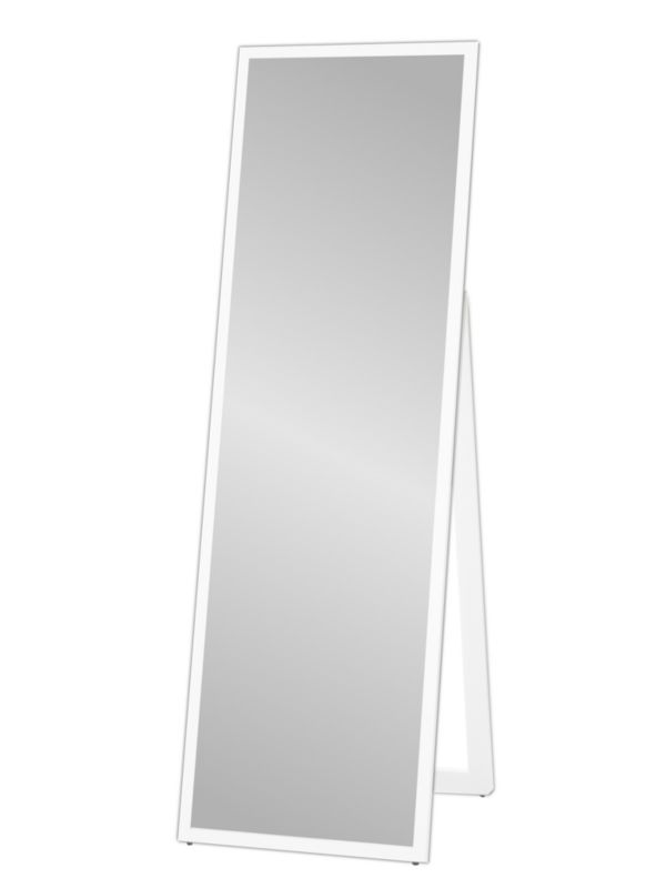 Lustro stojące Profilmat 160x50 wąska rama biała 1szt.