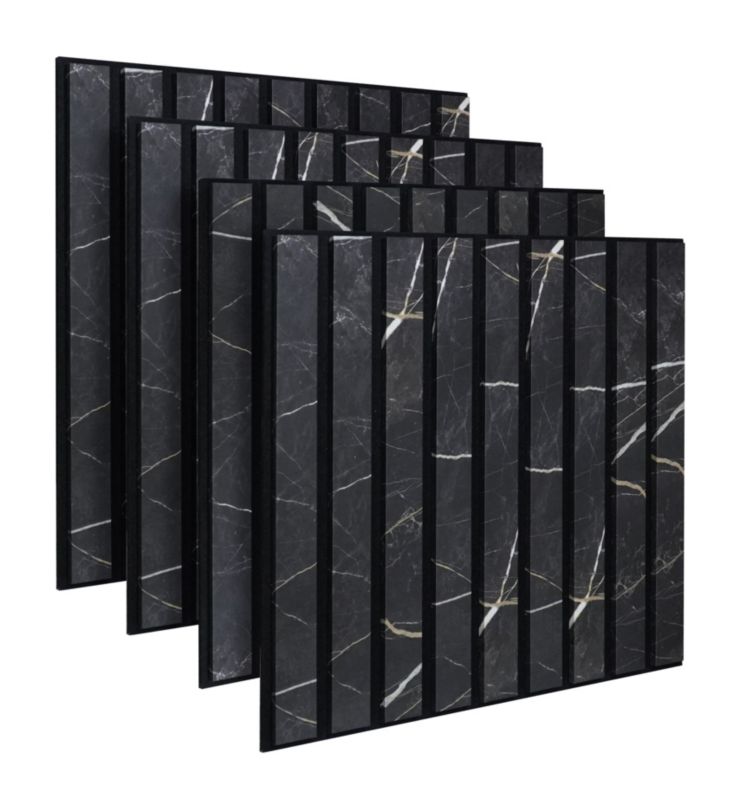 Lamele ścienne BD art. Kwadratowe 50x50 BD art. Panele akustyczne marmurowe 9 elementów 4 szt.