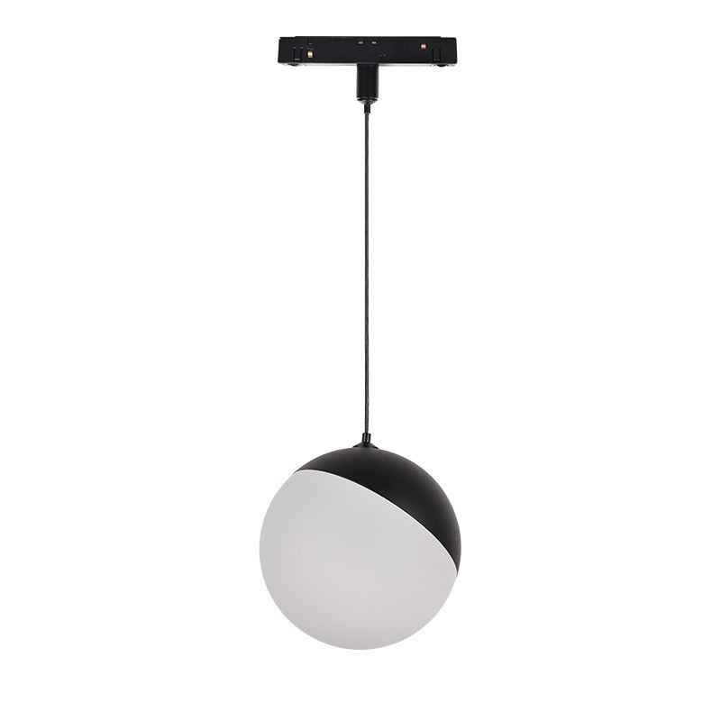 Lampa wisząca Abigali Magento czarna wym: 180 x 10 x 10 cm wbudowany LED 1 szt.