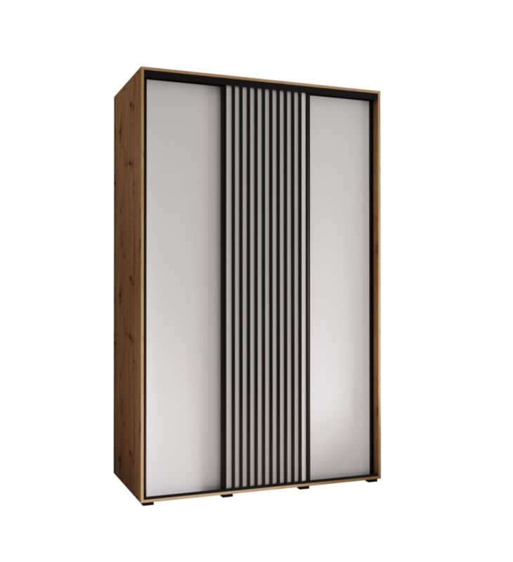 Szafa przesuwna Garderoba Abiks Lanko 1 150 gł. 45 artisan/biały 1 szt.