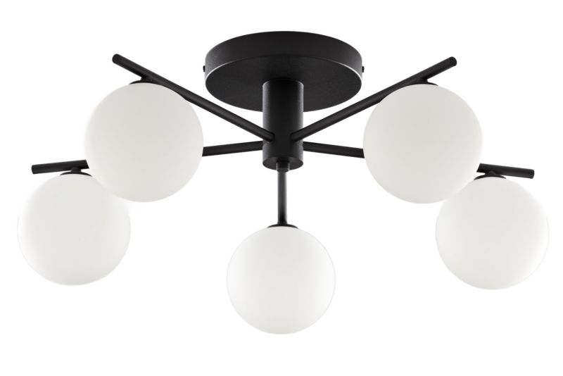 Lampa sufitowa Jupiter PRATO czarno-biała 5xG9x8W IP20 - 1 szt