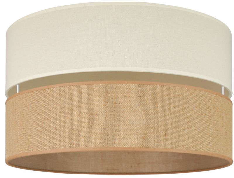 Lampa sufitowa Duolla Royal 1-punktowa E27 juta / beżowa