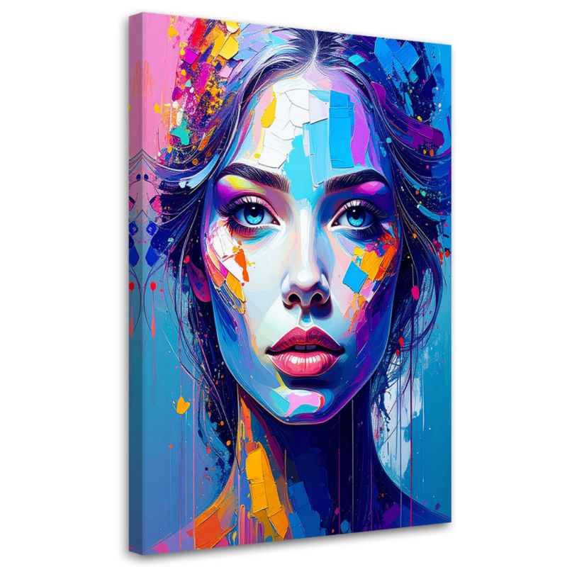 Obraz do salonu sypialni Feeby Portret Kobiety Glamour 60x90cm 1szt