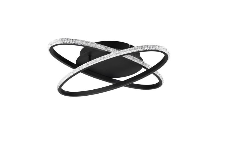 Lampa sufitowa wisząca RL Lane 1473 czarna nowoczesna wbudowany LED 27W 1 szt.