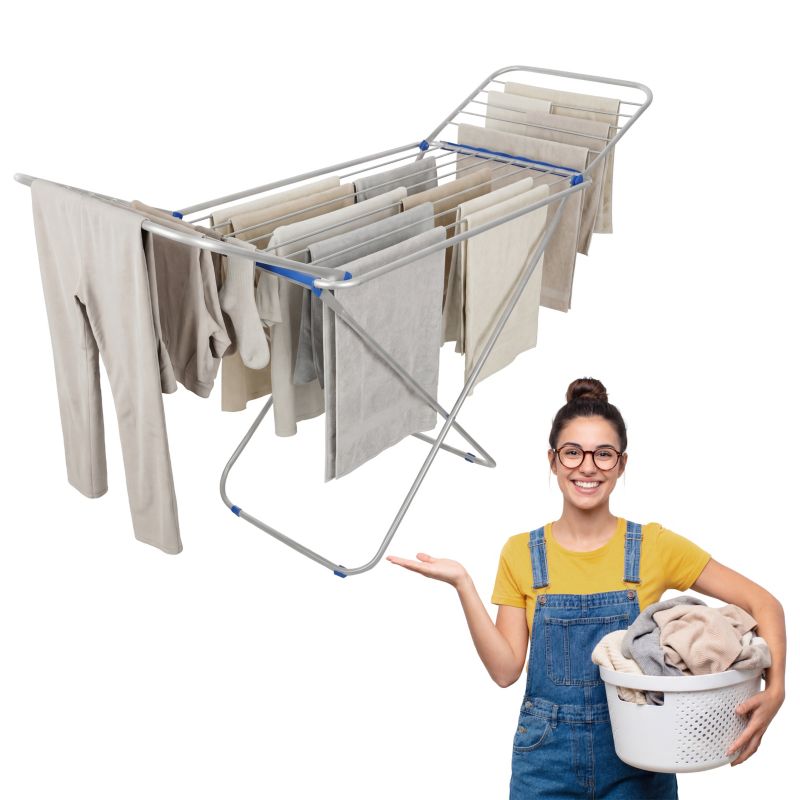 Suszarka na pranie Rodeno biała antypoślizgowa 1 szt.