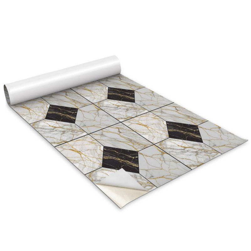 Okleina Meblowa Do Sypialni I Garderoby Wallfluent 100x50 cm Tekstura marmurowe kafelki Okleina Na Biurko I Regał 1 rol.