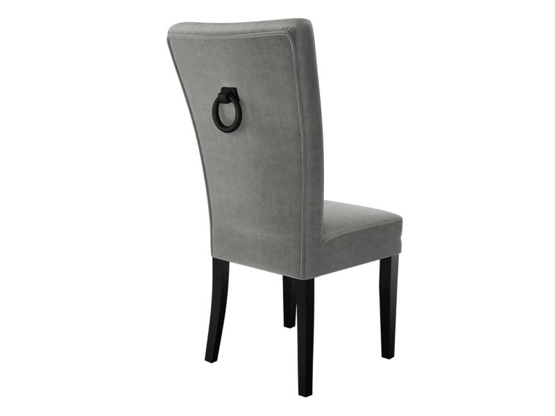 Krzesło MIRJAN 24 S67 czarny + szary + kołatka czarna 1 szt.