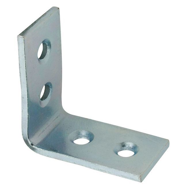 Kątownik krzesełkowy 17 x 30 x 30 mm ocynk biały