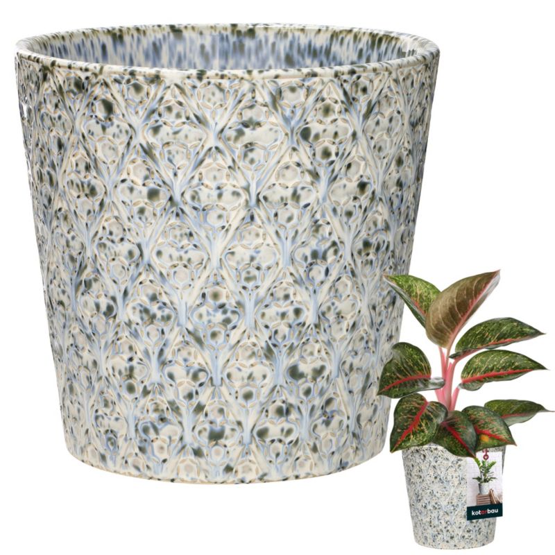 Doniczka ceramiczna KOTARBAU trapezowa szkliwiona 15 cm 1 szt.