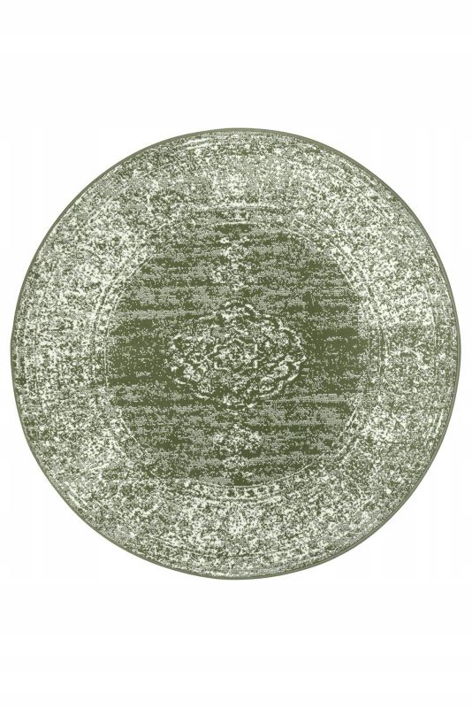 Dywan Mojdywan okrągły 160cm tradycyjny, klasyczny wzór do salonu z miękkim włosiem 1 szt.