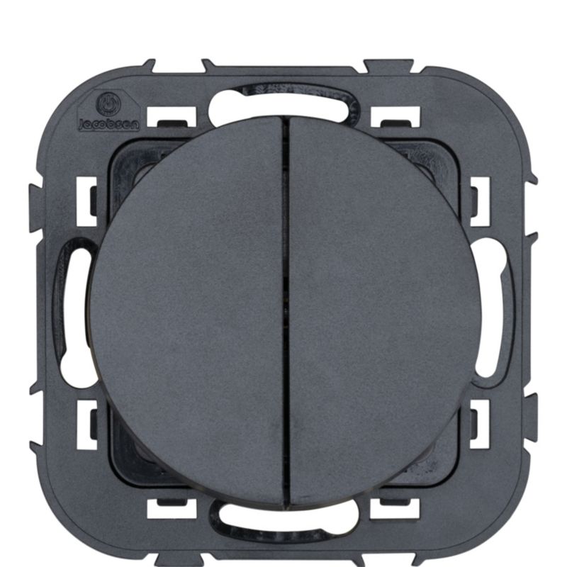 Łącznik podwójny schodowy Jacobsen Espen czarny