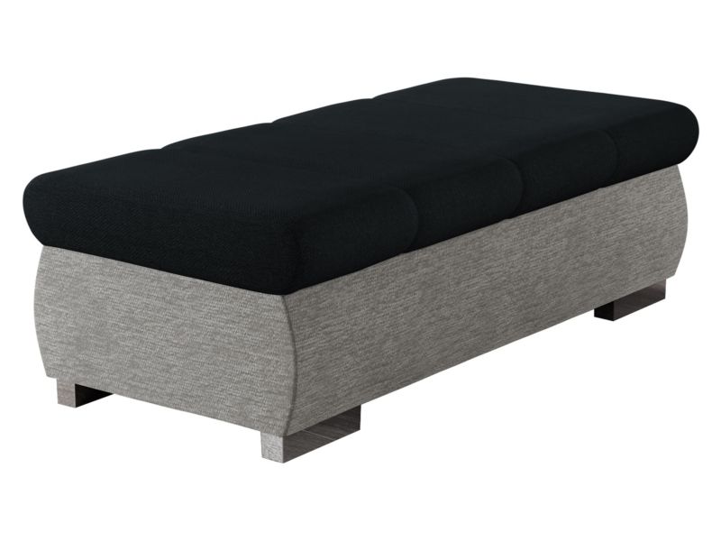 Pufa MIRJAN 24 Bangkok Duża jasny szary + czarny 1 szt.