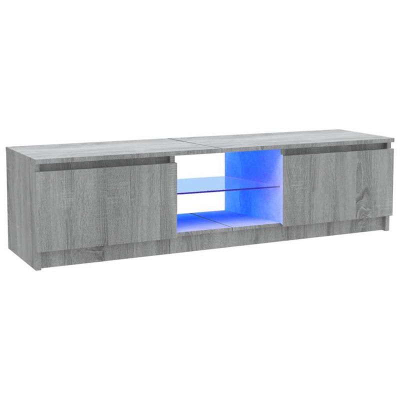 Szafka rtv vidaxl 120 x 30 x 36 cm 815709 szary 1 szt