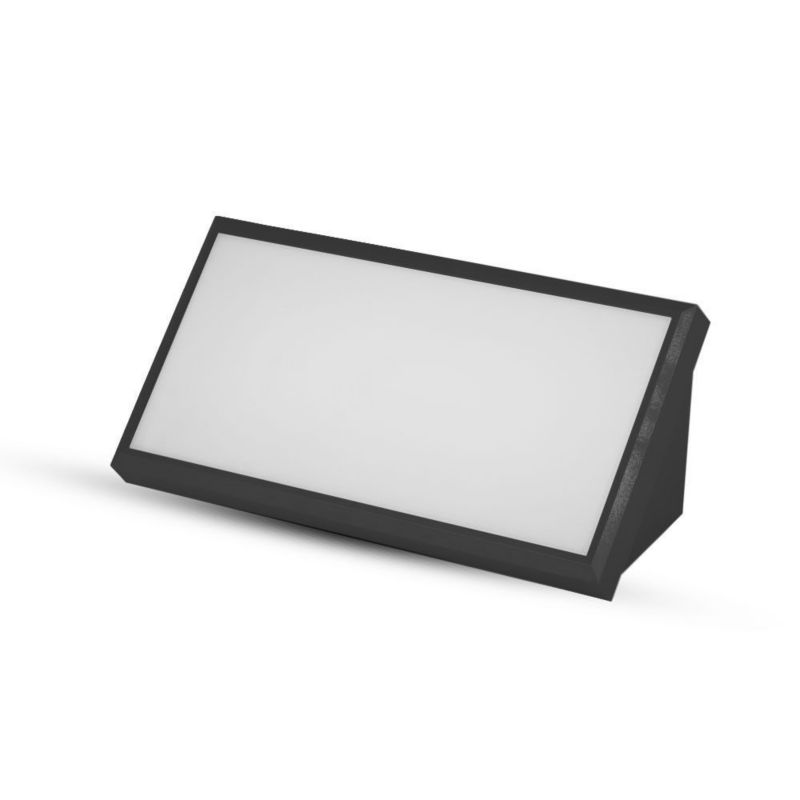 Kinkiet ścienny zewnętrzny V-TAC czarny LED 20W 6400K 2045lm IP65 wym: 17 x 31,9 x 11,4 cm tworzywo sztuczne - 1 szt.