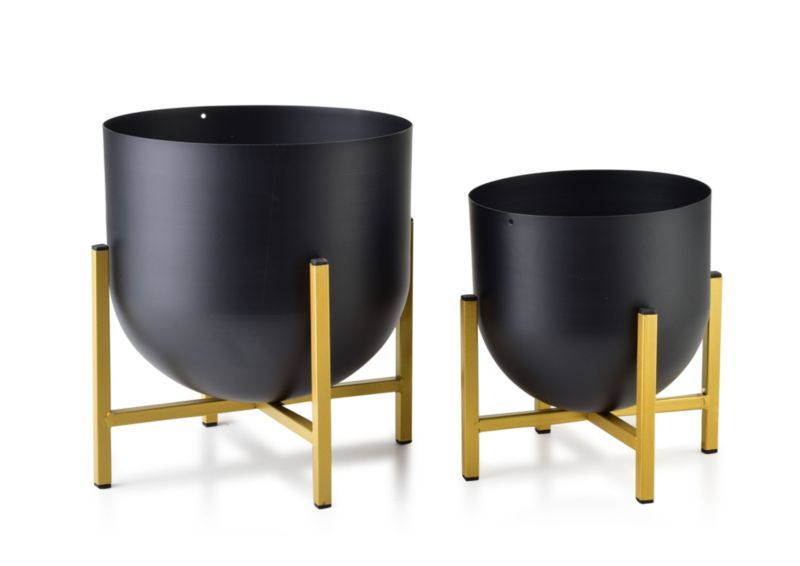 Zestaw 2 osłonek ceramicznych Mondex SWEN 240x260mm Biało-Złote Okrągłe 2szt.