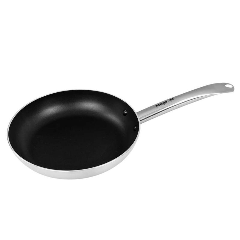 Patelnia aluminiowa Mega-M z powłoką nieprzywierającą Indukcja, Gaz śr.24cm 1szt.