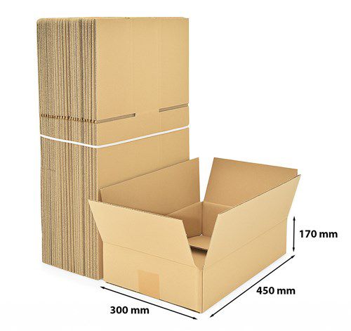 Karton klapowy NEOPAK Pakiet niskoprofilowy 100 szt.