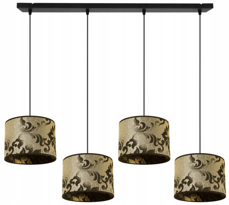 Lampa sufitowa wisząca Light Home LH Werona 4x E27 60W ciemny złoty 1szt.