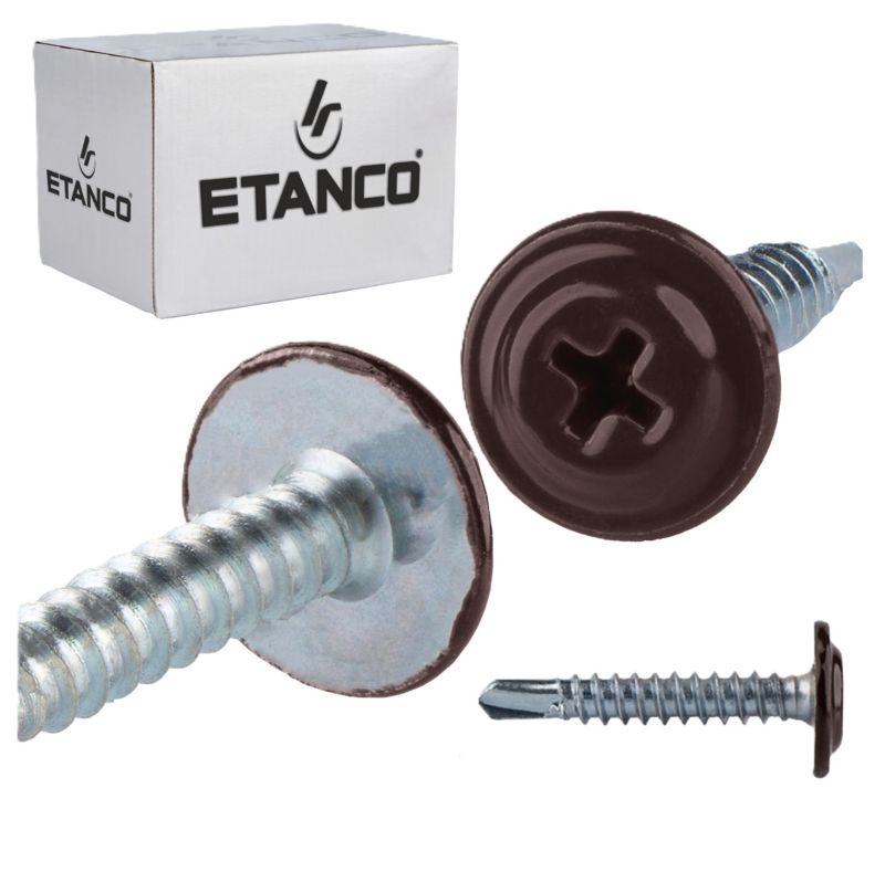 Łączniki montażowe Etanco GM-B 4,2x25 mm RAL 8017 250szt