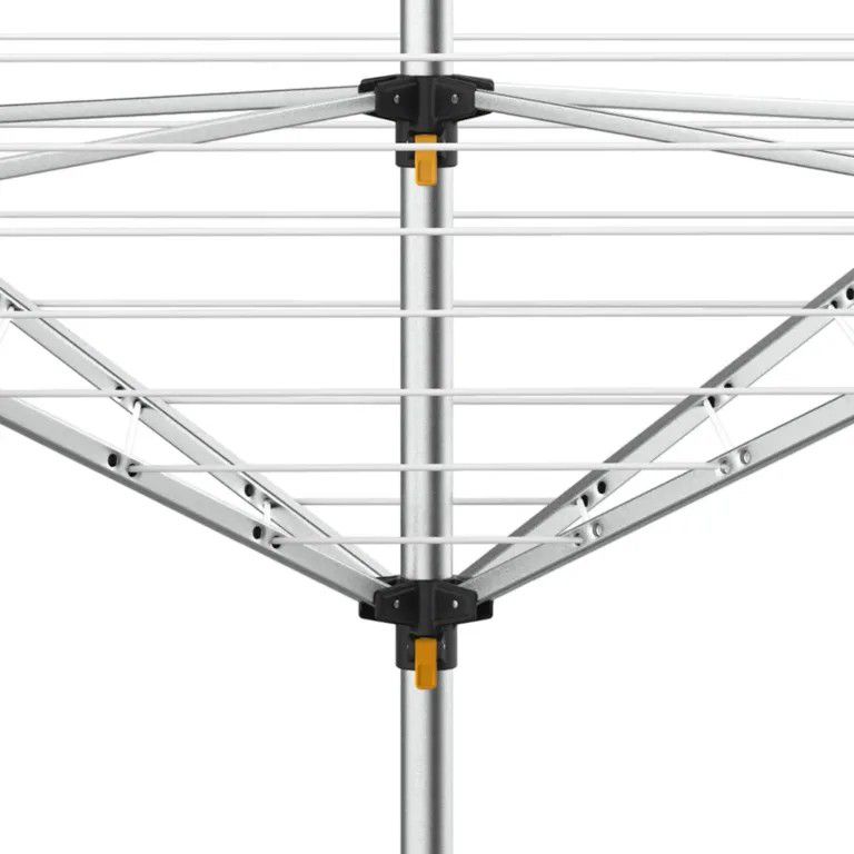 Suszarka ogrodowa aluminiowa obrotowa 4 ramiona RORETS WILDA 50m linki 1 szt.