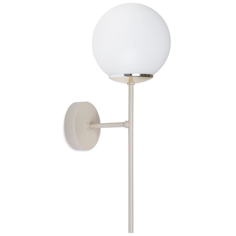 Lampa ścienna kinkiet Light Home LH Siena 1x E14 kaszmirowy/biały 1szt.