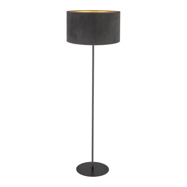 Lampa podłogowa Goldie 1 x E27 czarna