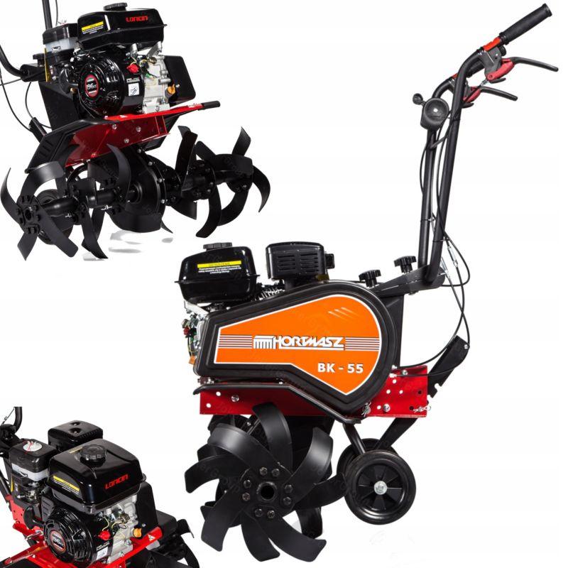 Glebogryzarka spalinowa Hortmasz loncin 196cm3 84cm 24 noże biegi 1+1 mocna 1 kpl
