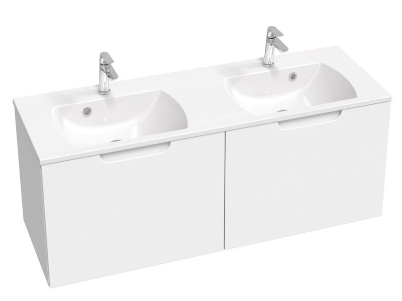 Szafka pod podwójną umywalkę Ravak SD CLASSIC N 1300 biała/biała 1 szt