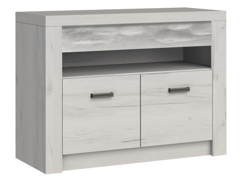 Szafka RTV MIRJAN 24 Indianapolis 10 kraft biały 1 szt.