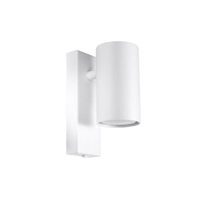 Kinkiet ścienny Sollux Lighting Utti biały styl nowoczesny 1 x GU10 x IP20 wym: 15 x 6 x 10 cm - 1 szt.