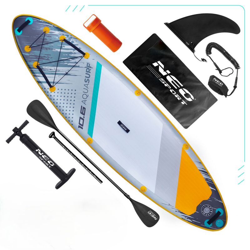 Deska SUP Neo-Sport do pływania stand up paddle aquasurf 320cm pompowana zestaw 1 szt.