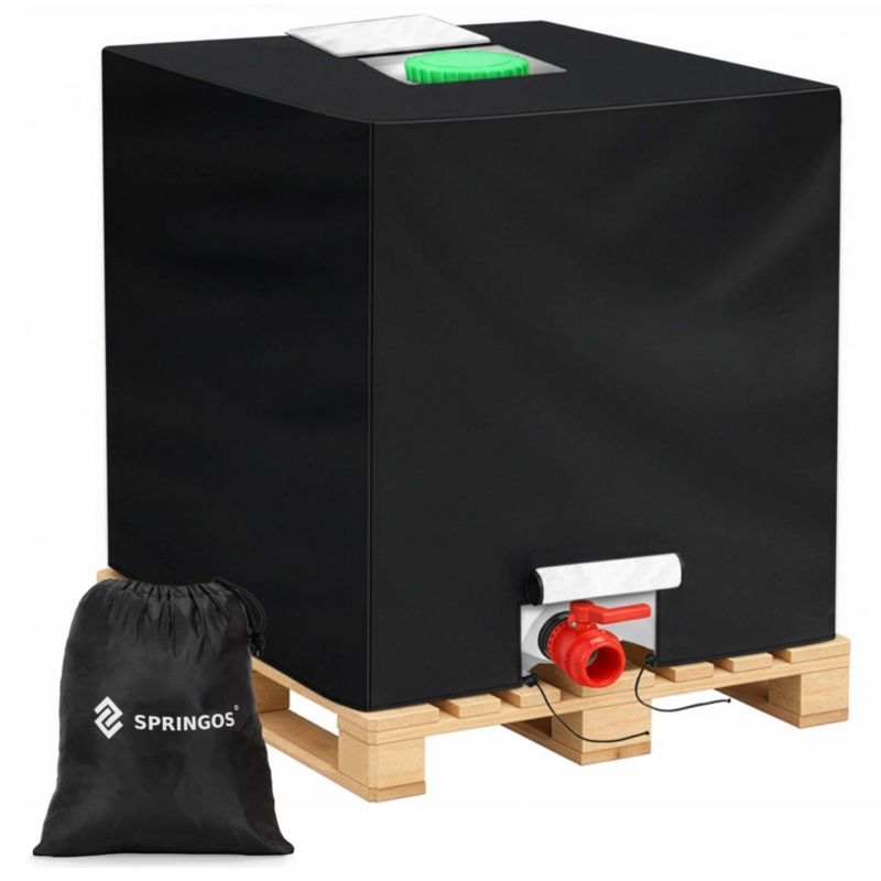 Pokrowiec na mauzer Springos osłona na zbiornik na deszczówkę, ściągaczem 1 szt.