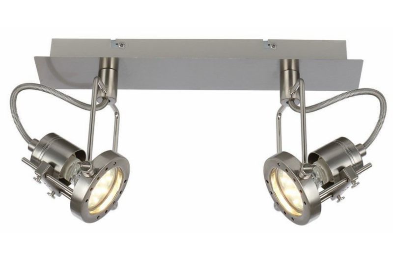 Lampa sufitowa wisząca Reality Fiji 2 0811 satyno-chromowana retro 2xGU10 x 1 szt.